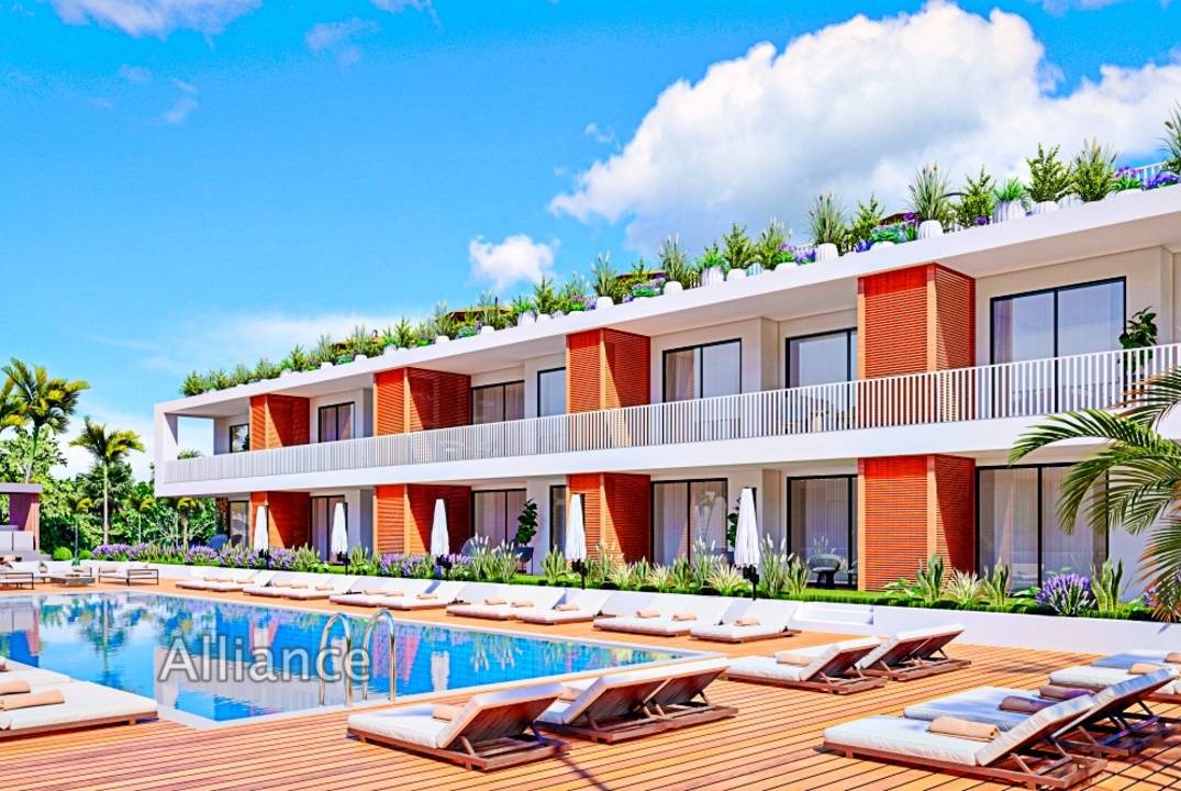 1+1 apartments in a gated complex in Karpaz