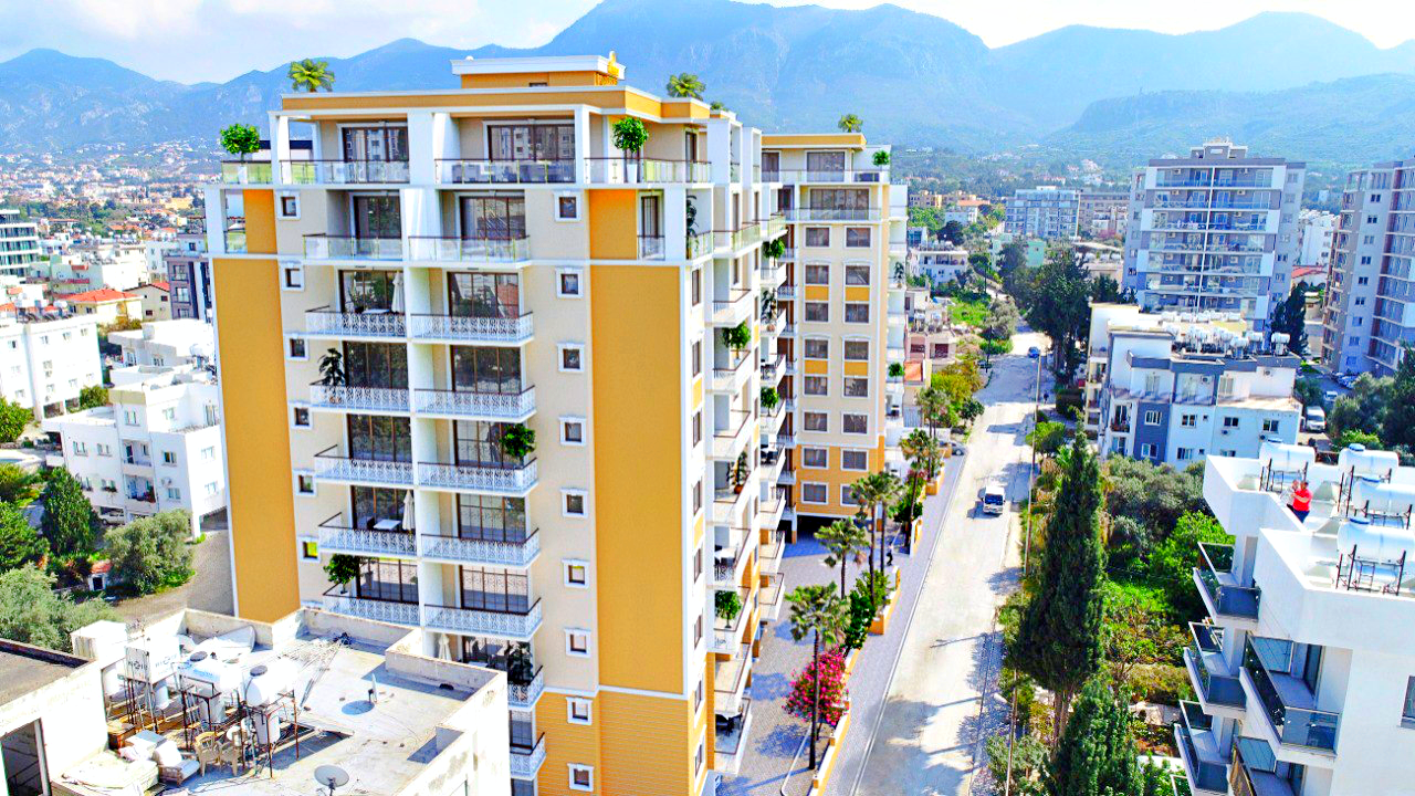 Two bedroom penthouse in the center of Kyrenia, uninterrupted views!