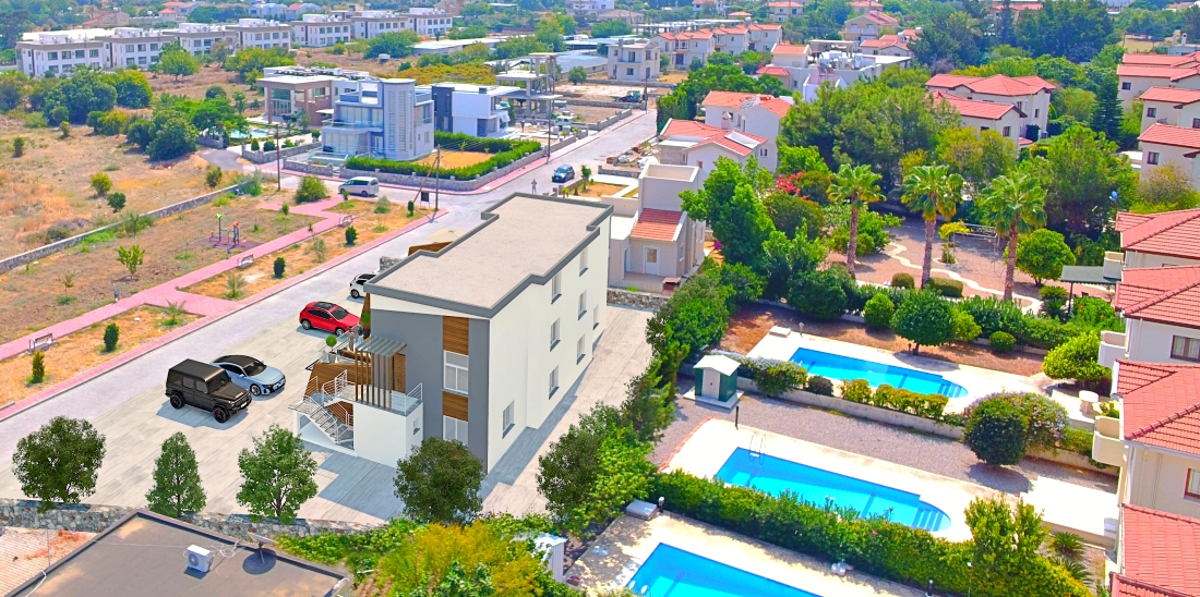 Apartments with one and two bedrooms on the beach