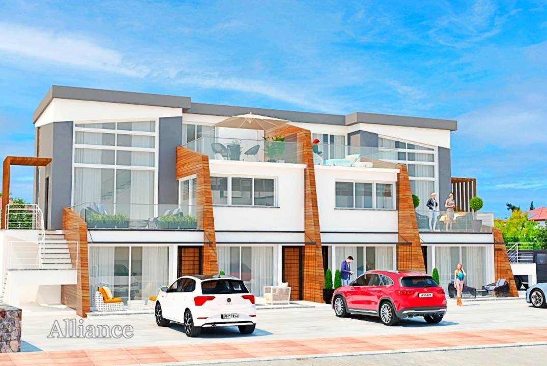 Apartments with one and two bedrooms on the beach