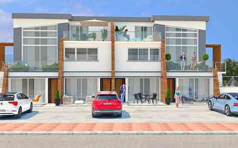 Apartments with one and two bedrooms on the beach