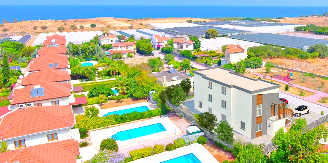 Apartments with one and two bedrooms on the beach