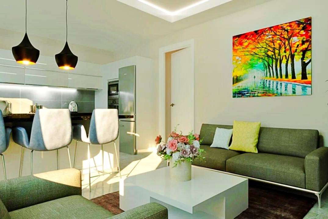 1 and 2 bedroom apartments in a small complex in Alsancak