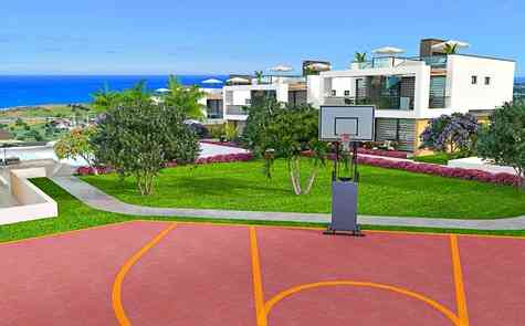 Apartments in a luxury complex in Tatlisu, surrounded by nature