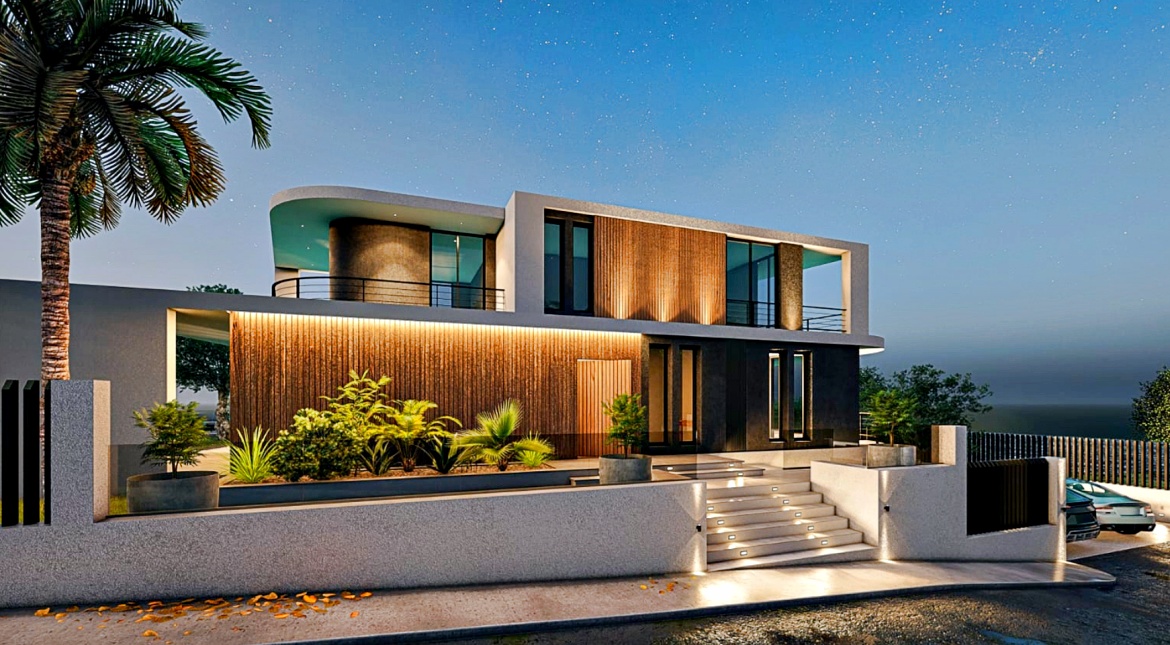 Luxury villas in Tatlisu - "smart home"