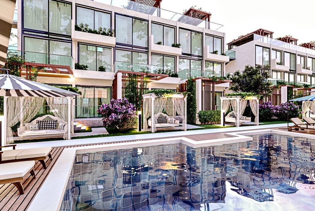 1+1 garden apartments and 2+1 penthouses in a unique project with uninterrupted views - viewing recommended!