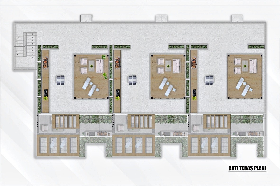 1+1 garden apartments and 2+1 penthouses in a unique project with uninterrupted views - viewing recommended!