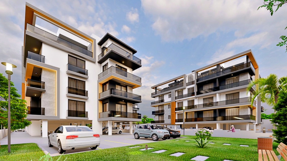 Two and three bedroom apartments in the center of Kyrenia