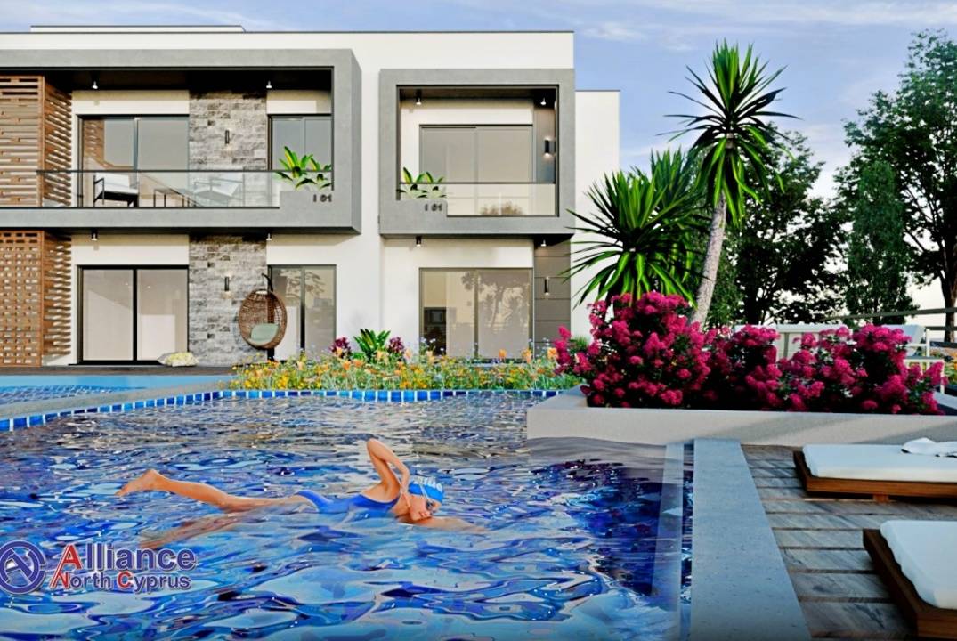Three bedroom apartments in Chatalkoy, private garden and parking