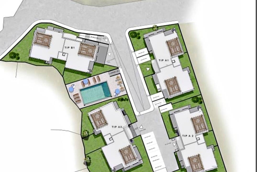 Three bedroom apartments in Chatalkoy, private garden and parking