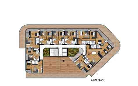 1+1 apartments and lofts in a modern complex in the heart of Famagusta