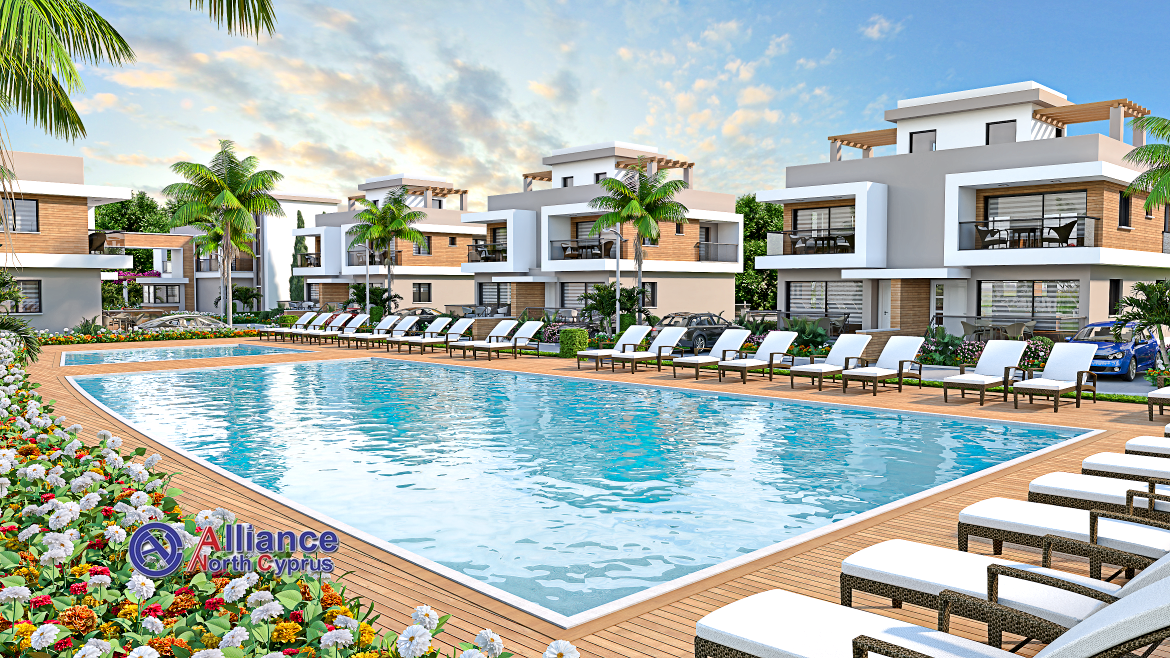 Apartments and villas in an exclusive complex in Iskele