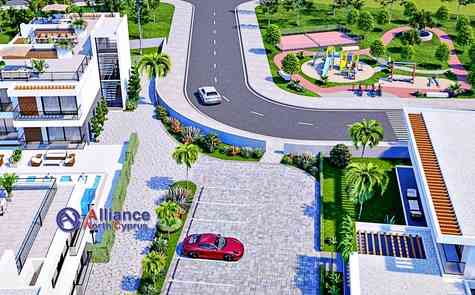 1+1 apartments in a gated resort in Boaz