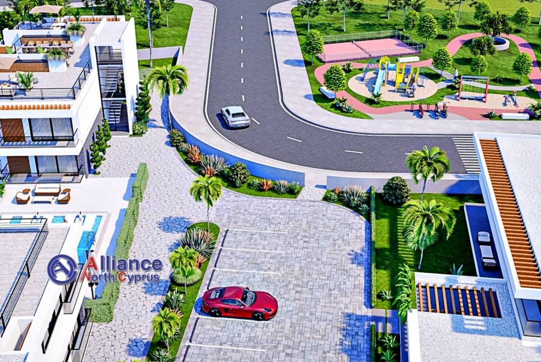 1+1 apartments in a gated resort in Boaz