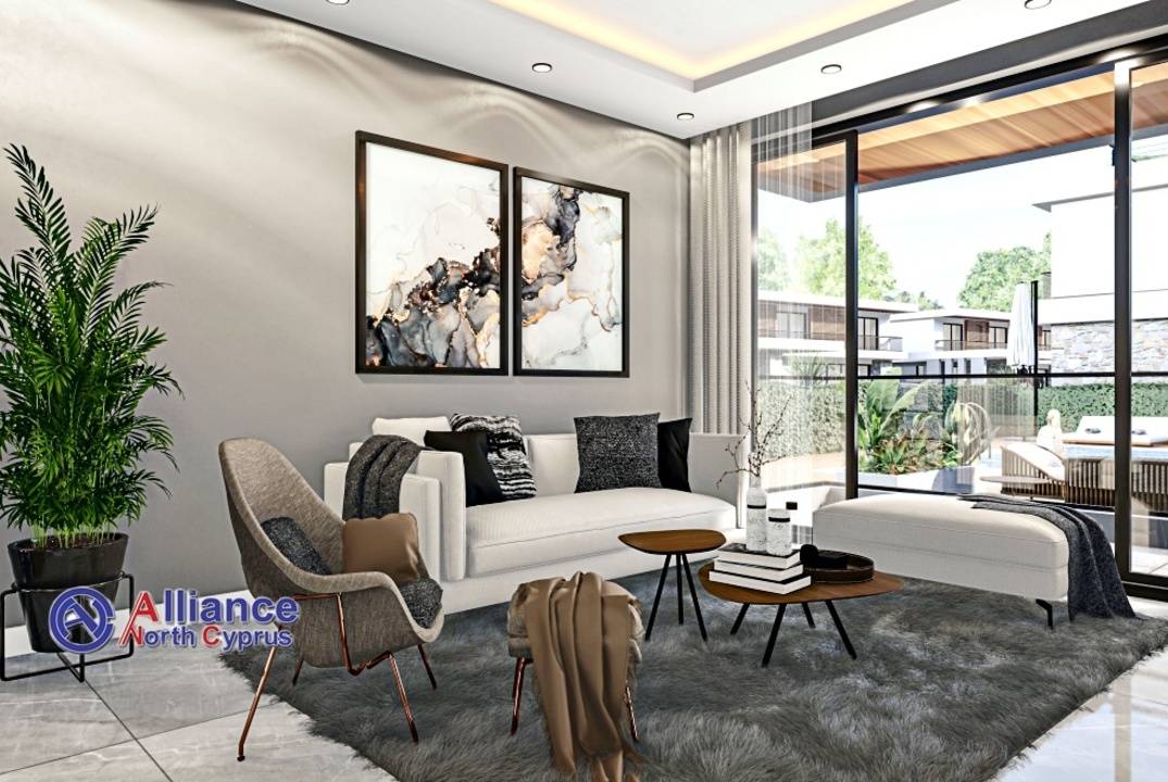 1+1 apartments in a gated resort in Boaz