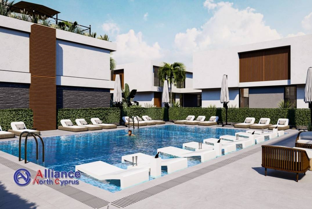 1+1 apartments in a gated resort in Boaz