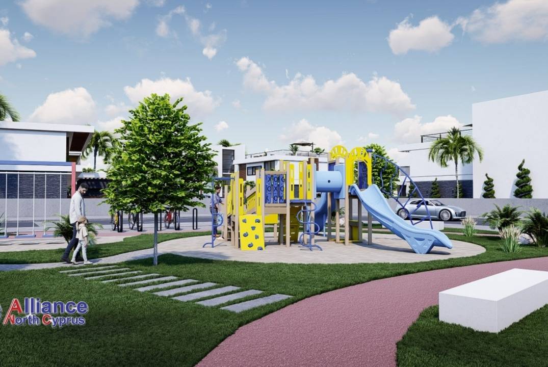 1+1 apartments in a gated resort in Boaz