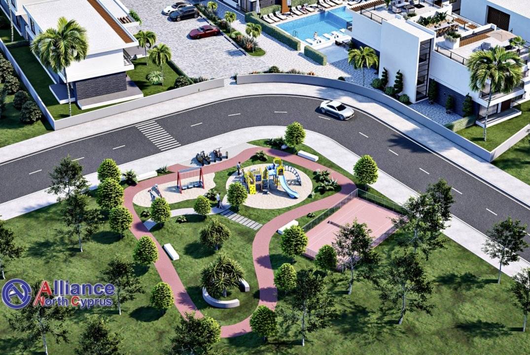 1+1 apartments in a gated resort in Boaz