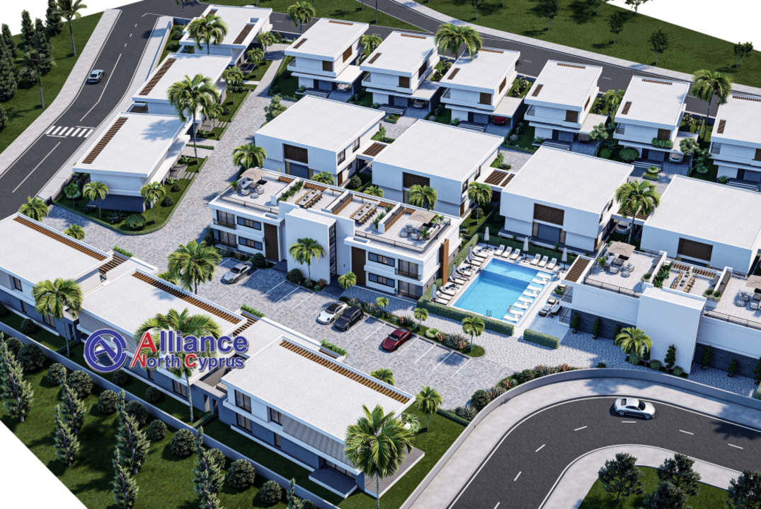 1+1 apartments in a gated resort in Boaz