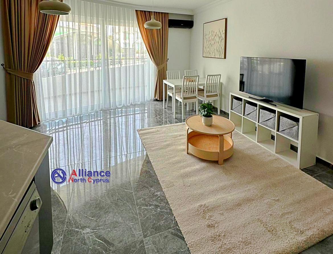 Two bedroom  apartments in a gated complex in the Karaoglanoglu area