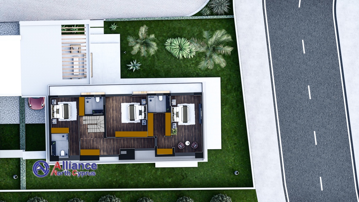 Modern townhouses and villas in Bogaz settlement, proximity to the sea!