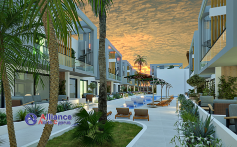 Two bedroom apartments of different layouts in modern complex near Famagusta