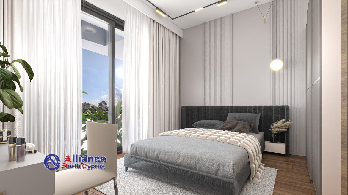 Two bedroom apartments of different layouts in modern complex near Famagusta