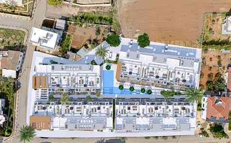 Two bedroom apartments of different layouts in modern complex near Famagusta