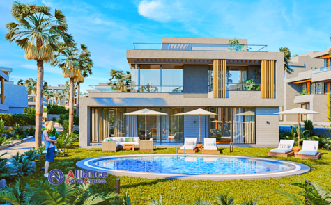 Luxury villas in a complex in Tatlisu, the most beautiful place in Northern Cyprus