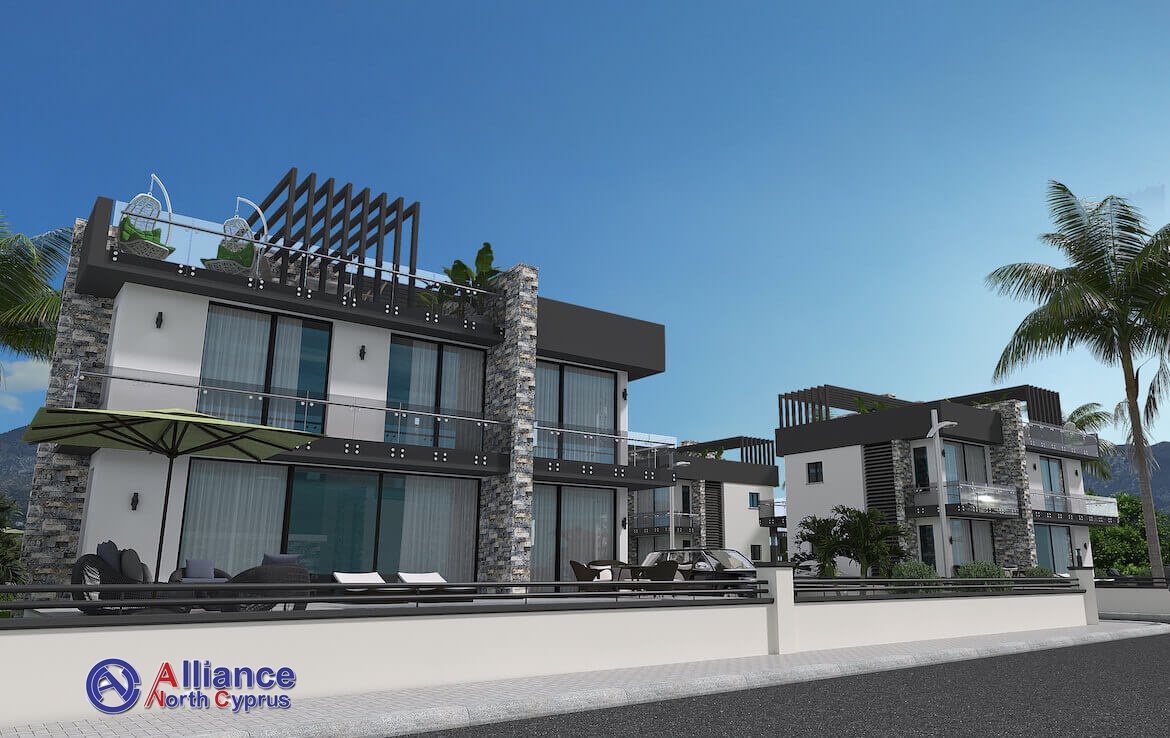 Modern design villas in Karsiyaka, 4 bedrooms