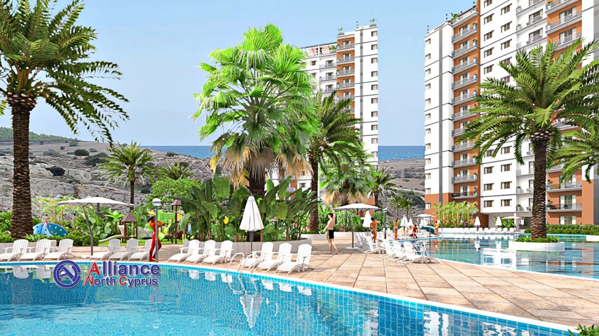 Studio apartments, 1 + 1 and 2 + 1 of different sizes and layouts in Bogaz, a complex for life and recreation!