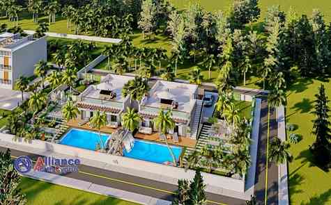 Villa 3 + 1 in a resort and recreation complex, which has no analogues in Northern Cyprus
