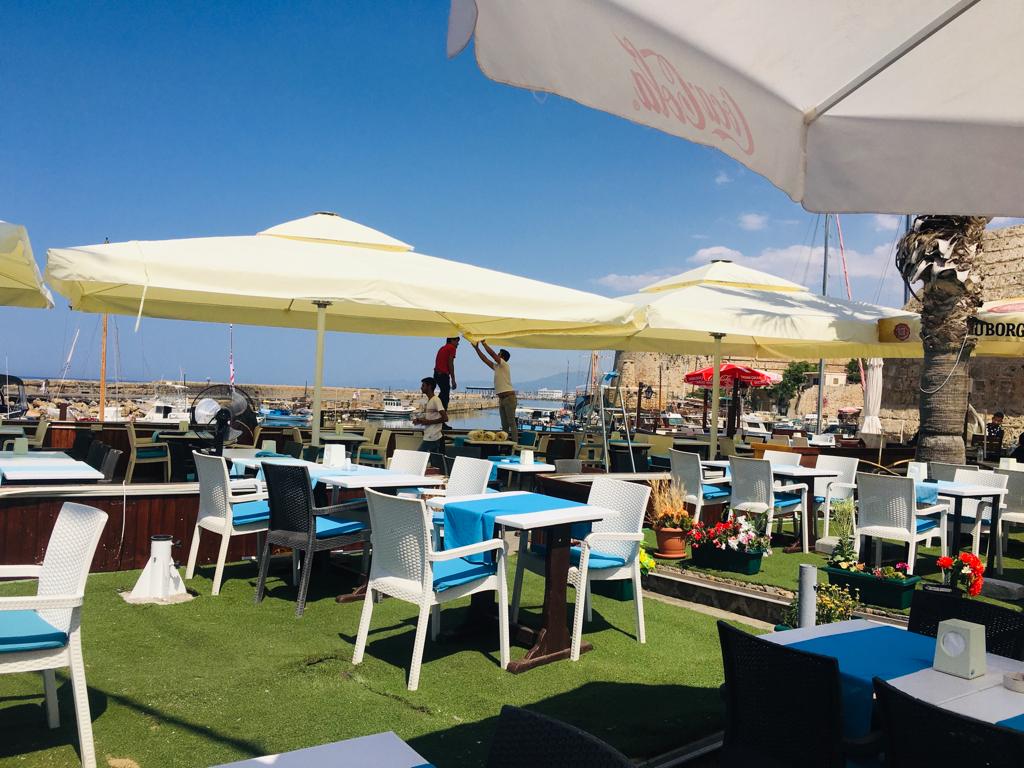 Restaurant in the old port of Kyrenia for sale.