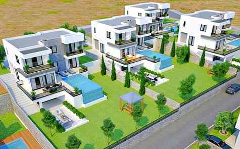 Elite three-level villa with 4 bedrooms in Karmi