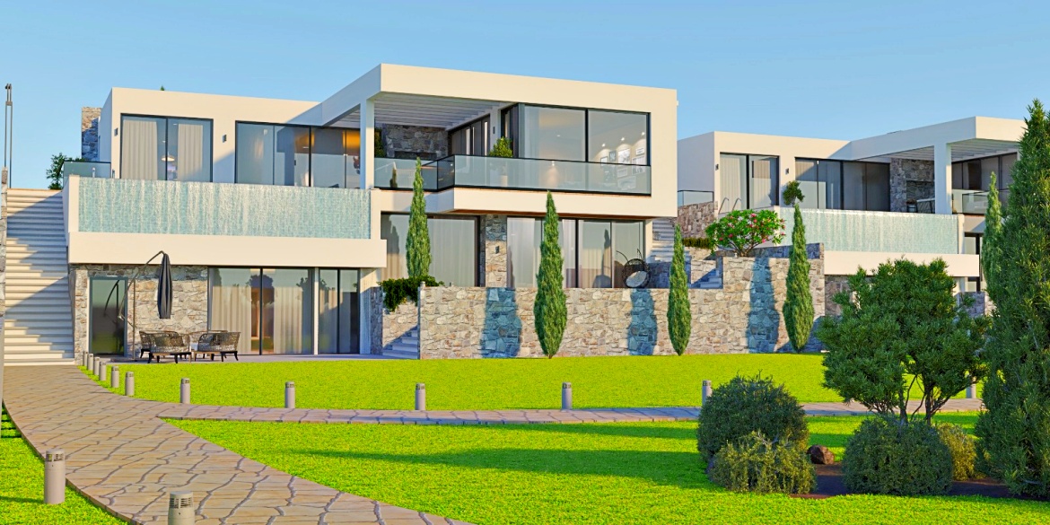 Exclusive villas 6+ in Arapkoy, uninterrupted panoramic views