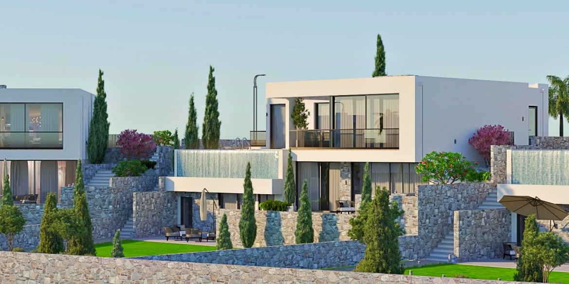 Exclusive villas 6+ in Arapkoy, uninterrupted panoramic views