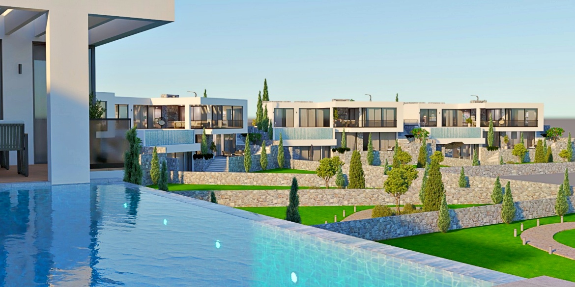 Exclusive villas 6+ in Arapkoy, uninterrupted panoramic views