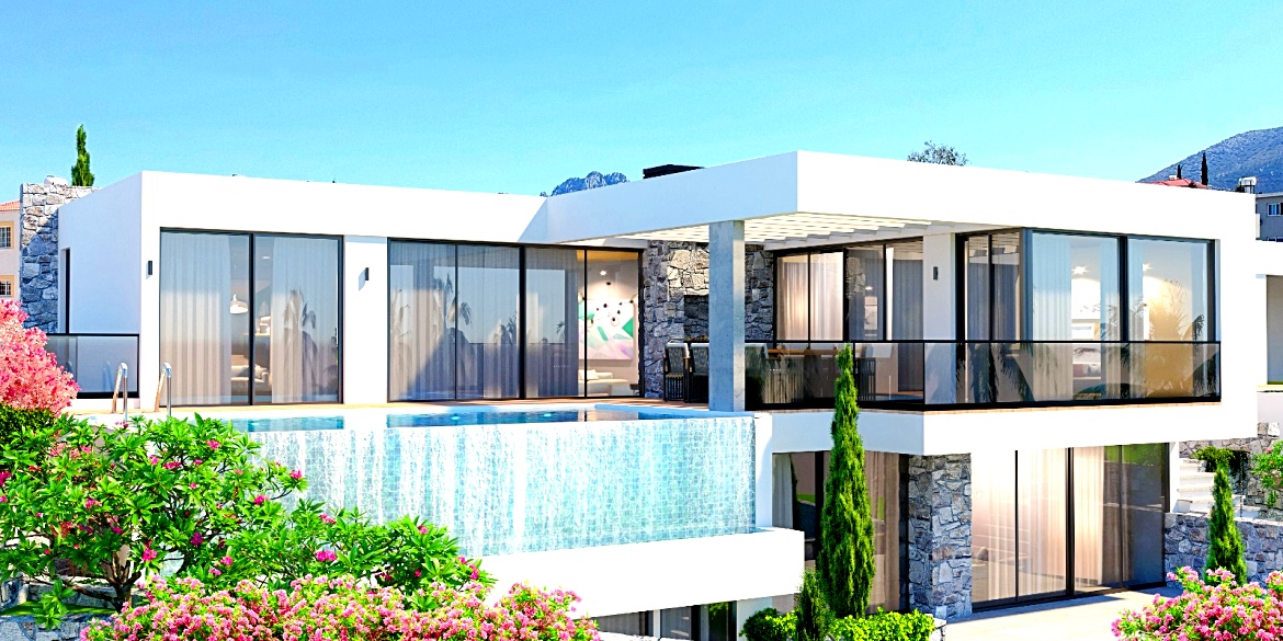 Exclusive villas 6+ in Arapkoy, uninterrupted panoramic views