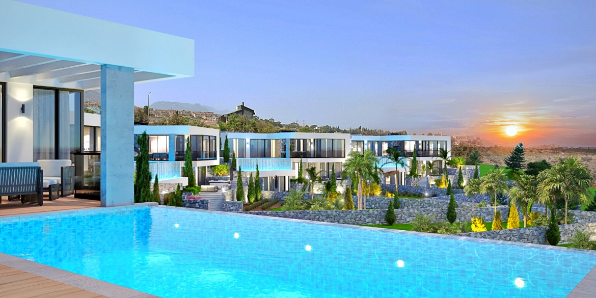Exclusive villas 6+ in Arapkoy, uninterrupted panoramic views
