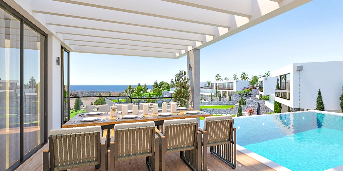 Exclusive villas 6+ in Arapkoy, uninterrupted panoramic views