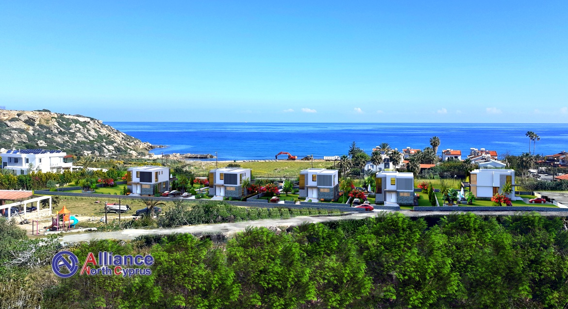 Luxurious villa on the seafront, next to the sandy beaches