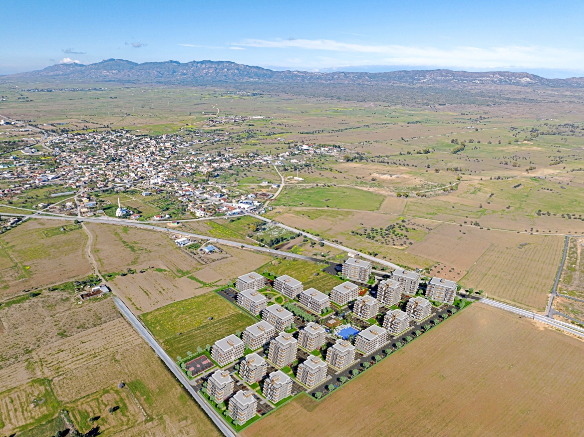 Apartments of different layouts in a gated complex in the Gecitkale area - delivery to the beach