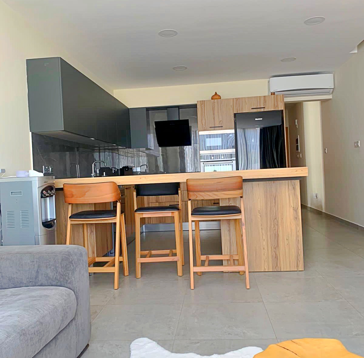 New modern apartment with furniture in Alsancak