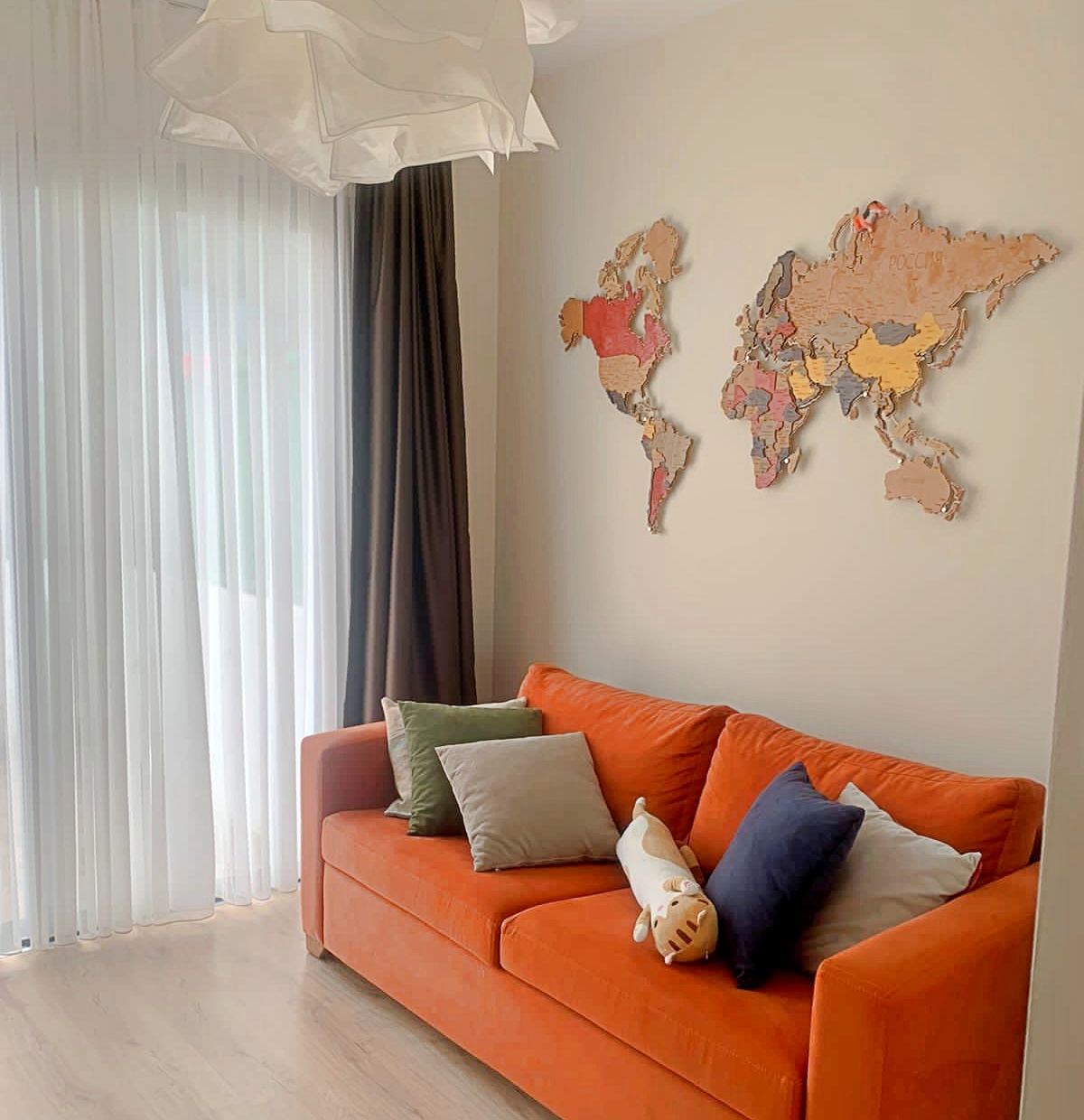 New modern apartment with furniture in Alsancak