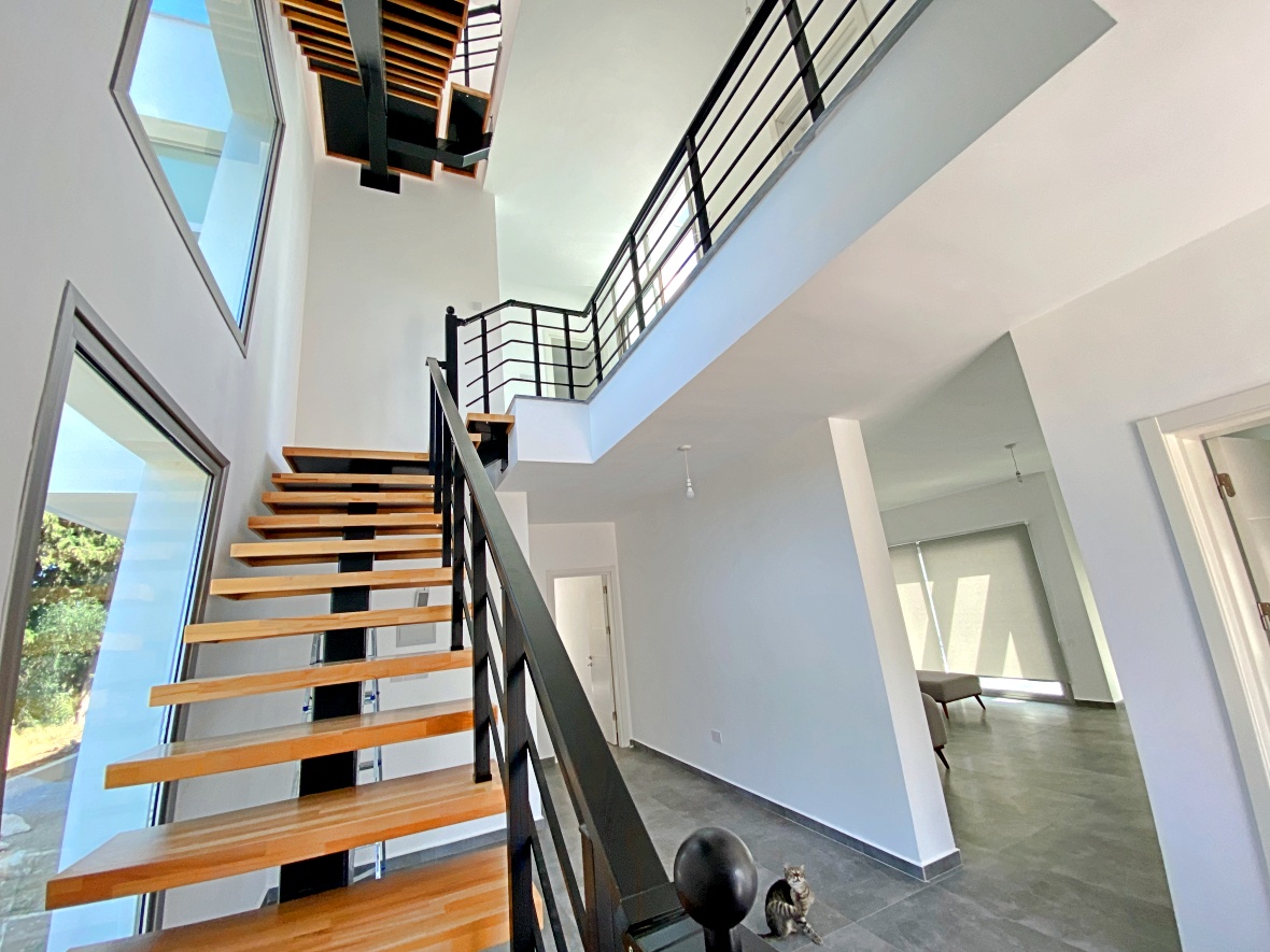 Stunning modern design villa, 4+1 , in Ozankoy, donum  of land