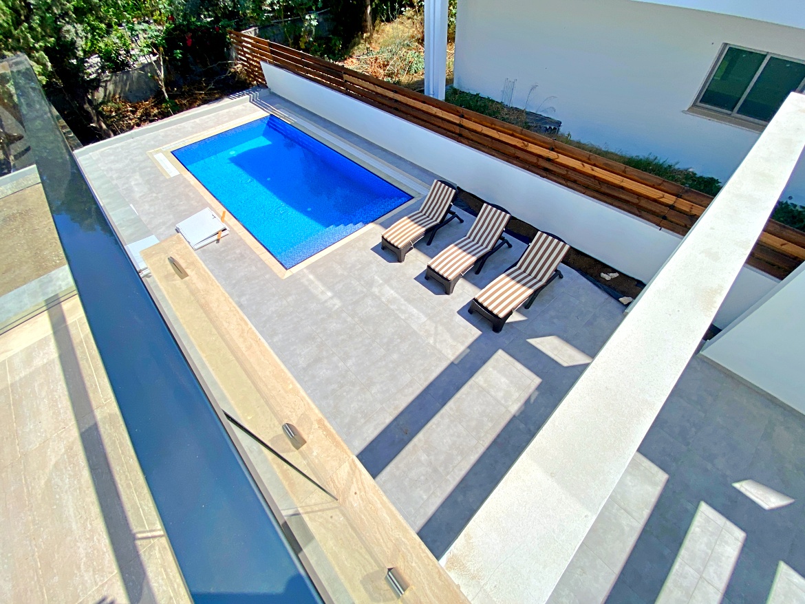 Stunning modern design villa, 4+1 , in Ozankoy, donum  of land