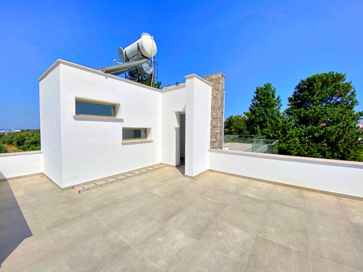 Stunning modern design villa, 4+1 , in Ozankoy, donum  of land