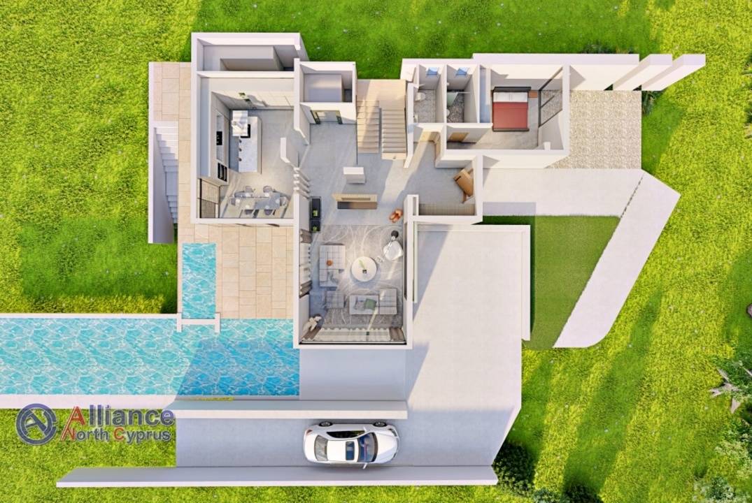Luxury 4+1 villas in Catalkoy - panoramas guaranteed!