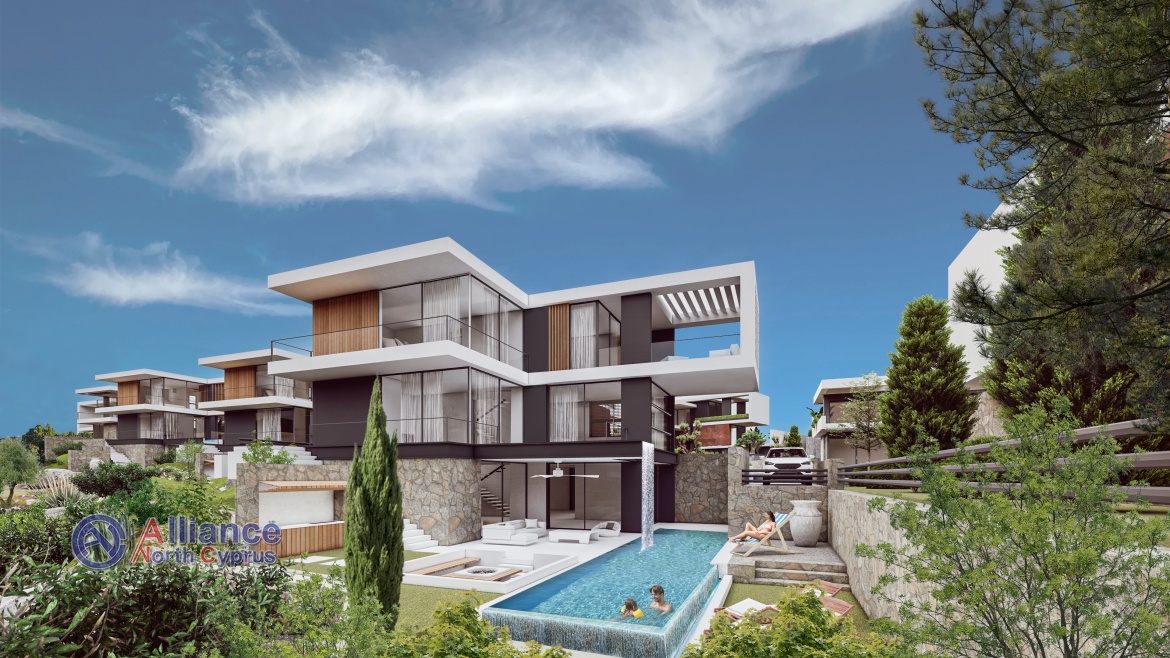 Luxury 4+1 villas in Catalkoy - panoramas guaranteed!