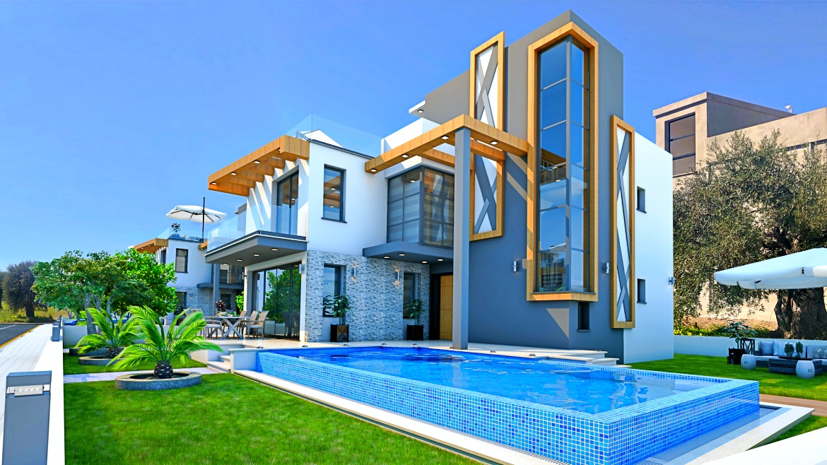 Villa with pool in Catalkoy - 4 bedrooms